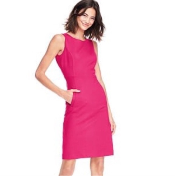 lands end ponte knit sheath dress